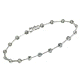 Delicate diamond tennis bracelet